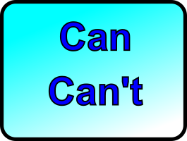 can/cant