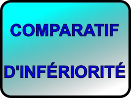 Comparatif d'infériorité (less... than)