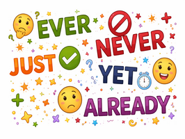 Ever / Never / Already / Just / Yet