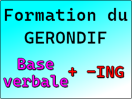 Ecris les verbes entre parenthèses au gérondif