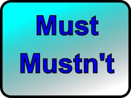 must/must'nt