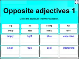 Opposite adjectives 1