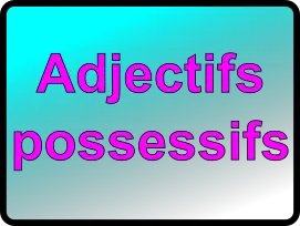 Les adjectifs possessifs: My - Your - His - Her - Its - Our - Their