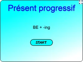 Le présent progressif BE + ing (present continuous)