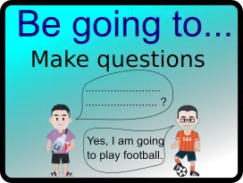 Make questions with to be going to