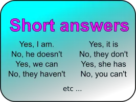 Short answers