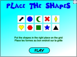 Place the shapes
