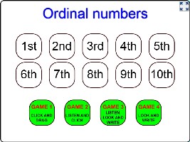 Ordinal Numbers